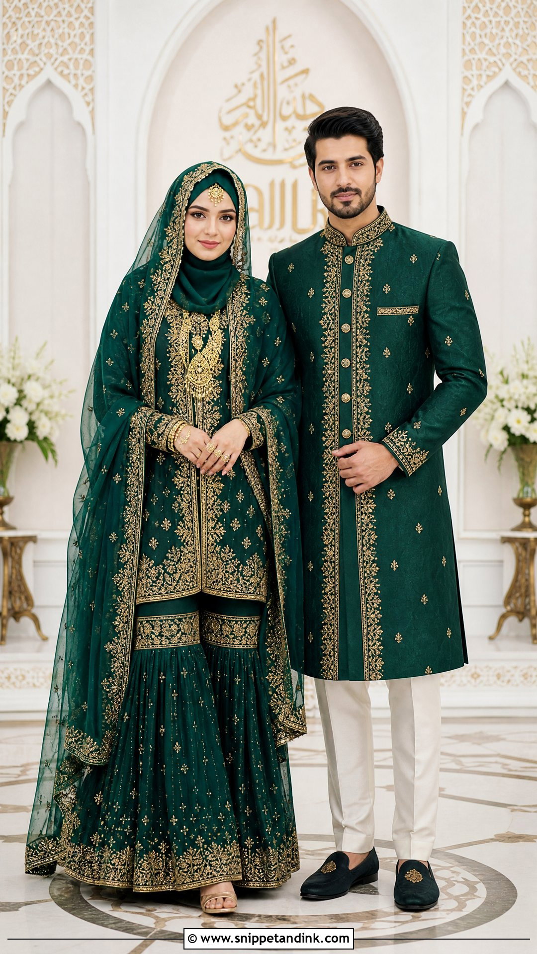 Shia Traditional Couple Outfit - Snippet and Ink - 25 Shia Couple Ideas
