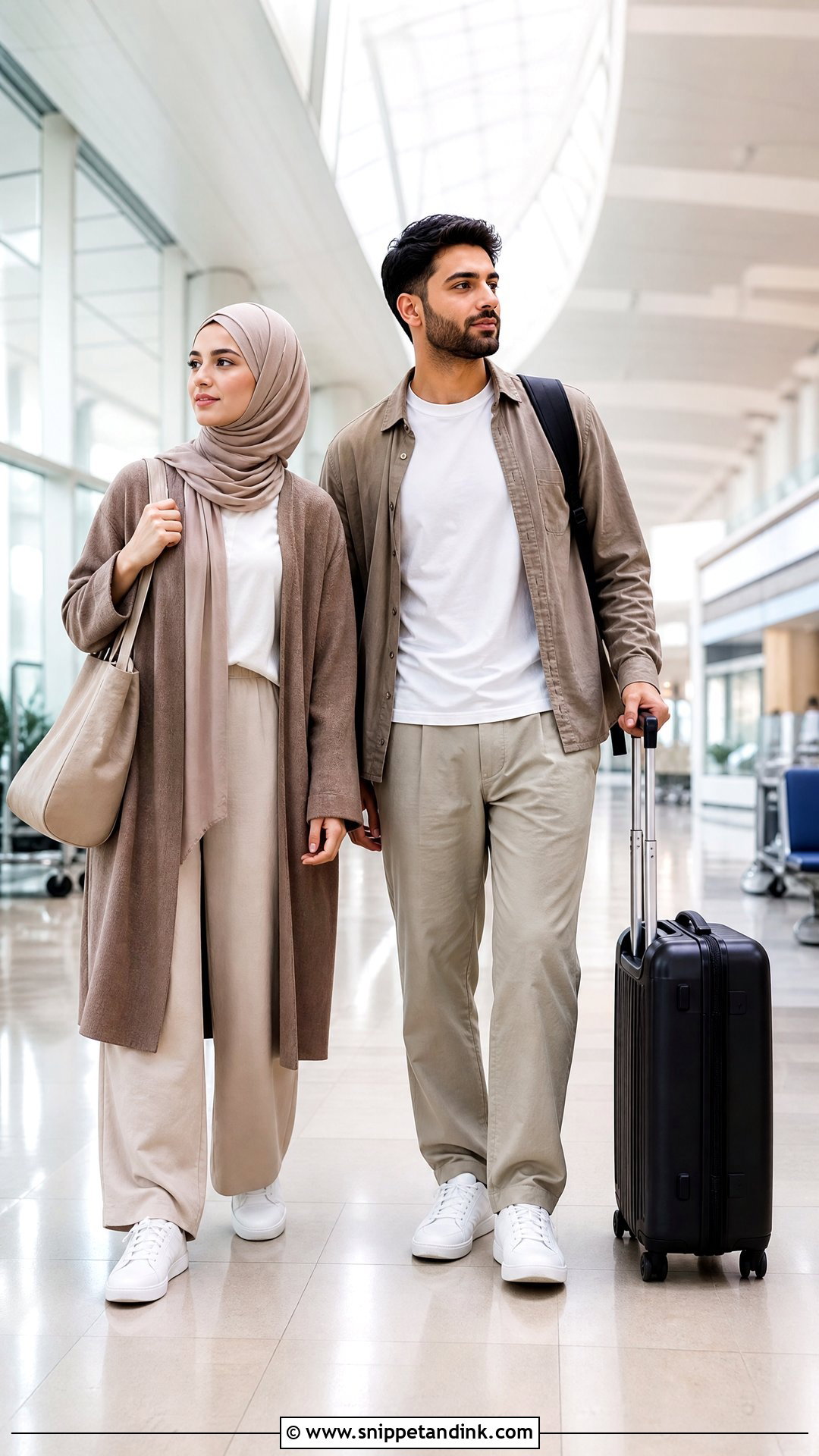 Shia Travel Couple Outfit - Snippet and Ink - 25 Shia Couple Ideas