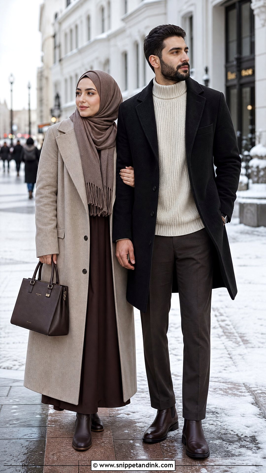Shia Winter Couple Outfit - Snippet and Ink - 25 Shia Couple Ideas