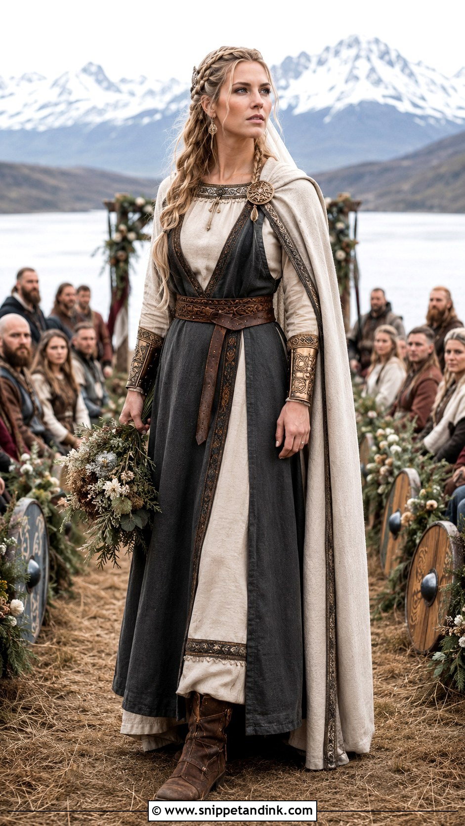 Shield Maiden Viking Wedding Dress - Snippet and Ink - 30 Viking Wedding Dress Ideas