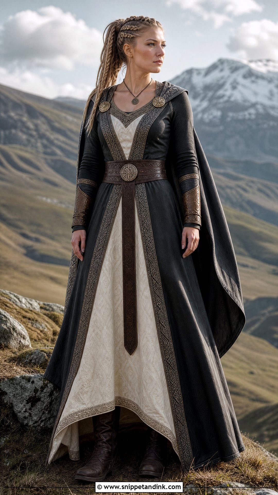 Shieldmaiden Norse Wedding Dress - Snippet and Ink - 20 Norse Wedding Dress Ideas