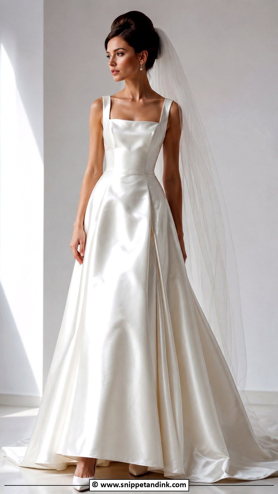 Shiny Satin Ugly Wedding Dress - Snippet and Ink - 30 Ugly Wedding Dress Ideas