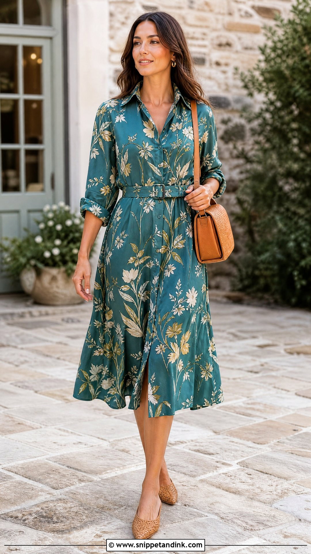 Shirt Dress Wedding Breakfast Outfit - Snippet and Ink - 20 Wedding Breakfast Outfit Ideas