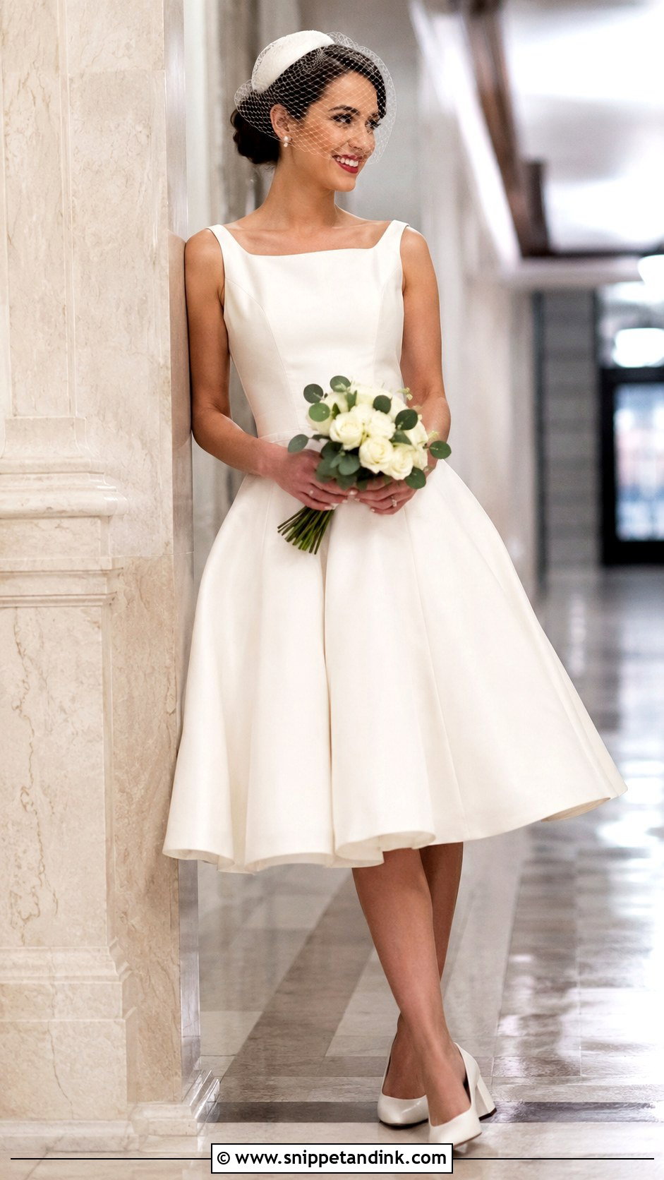 Short 50s Wedding Dress - Snippet and Ink - 30 50s Wedding Dress Ideas