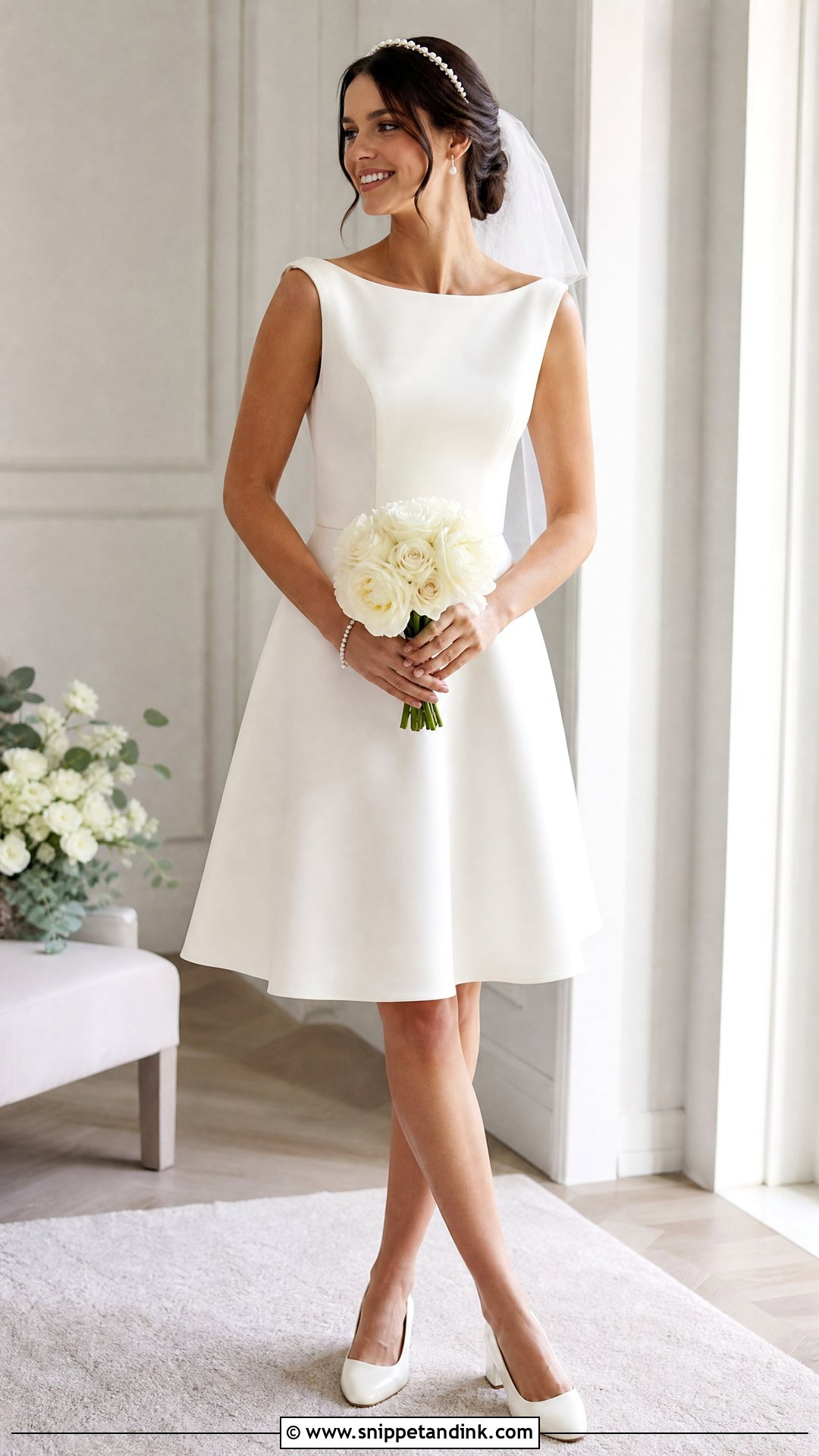 Short A Line Wedding Dress - Snippet and Ink - 20 Wedding Dresses Simple Short