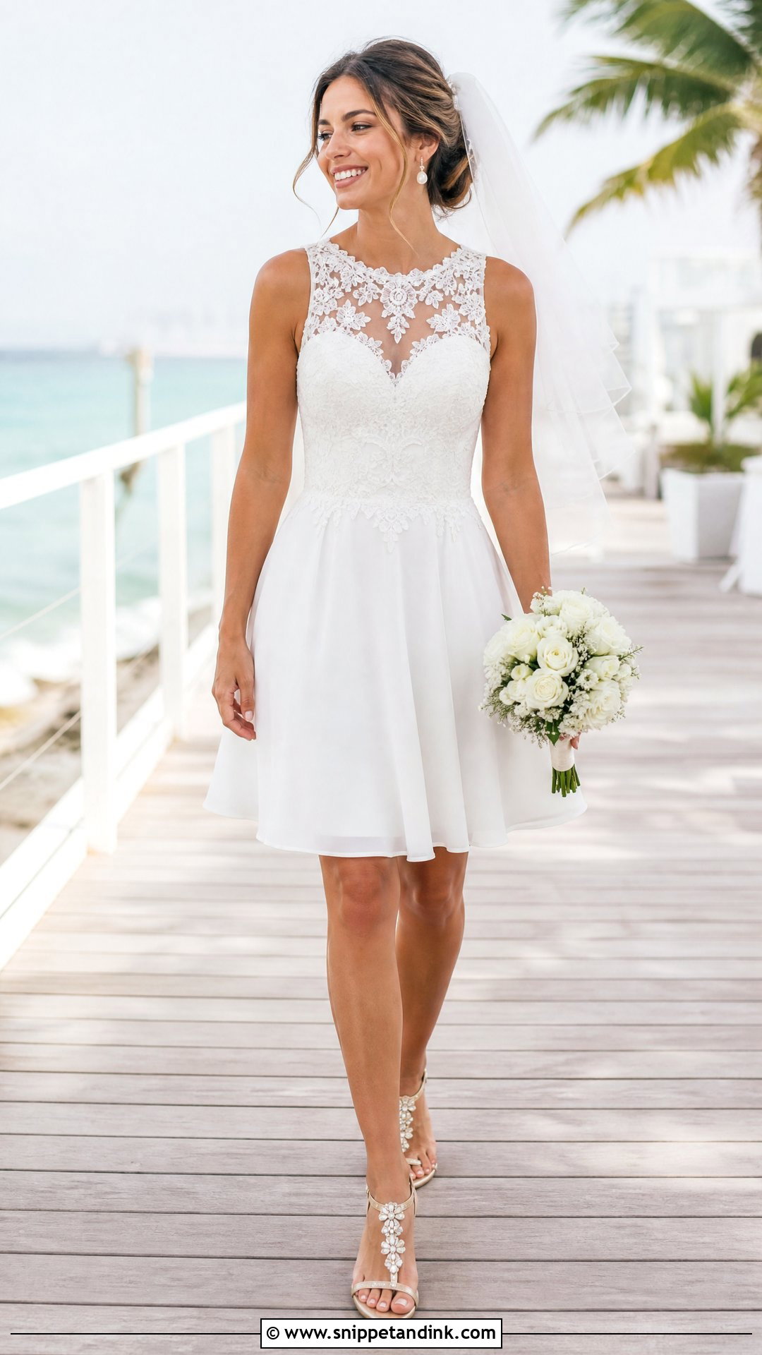 Short Beach Wedding Dress - Snippet and Ink - 20 Summer Wedding Dress Beach Ideas