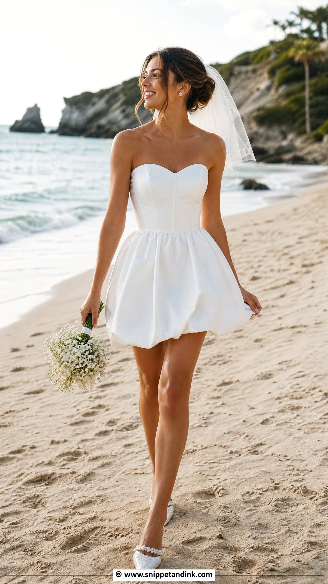 Short Beach Wedding Dress - Snippet and Ink - 35 Beach Wedding Dress Ideas