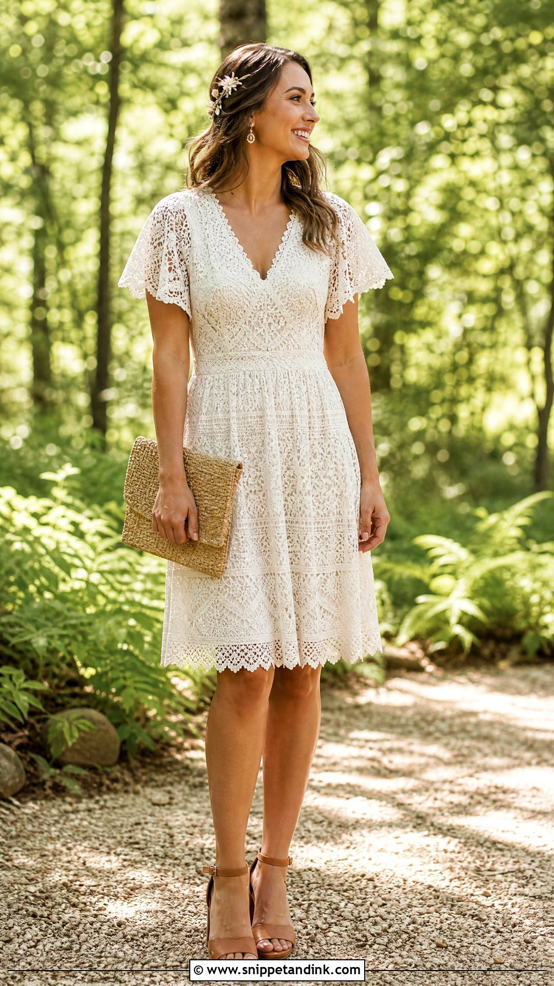 Short Boho Casual Wedding Dress - Snippet and Ink - 20 Short Casual Wedding Dress Ideas