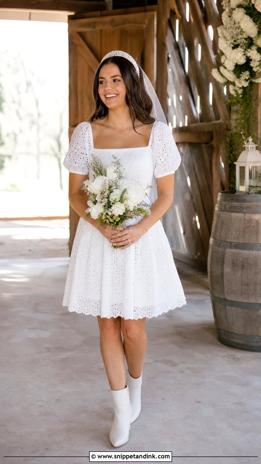 Short Country Wedding Dress - Snippet and Ink - 20 Simple Country Wedding Dresses