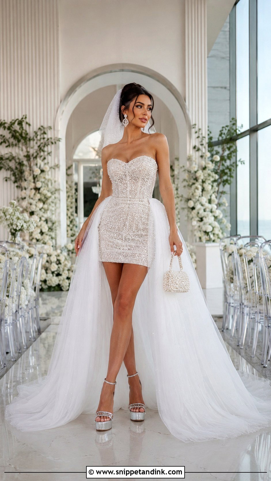 Short Dress With Overskirt - Snippet and Ink - 20 Crazy Wedding Dresses