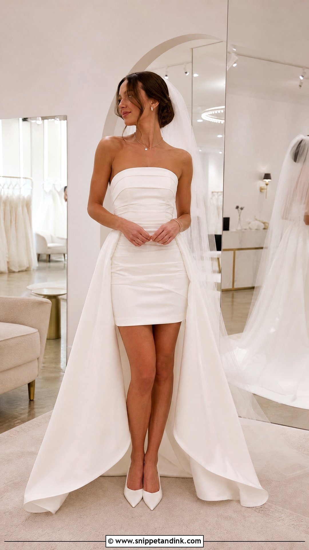 Short Front Long Back Wedding Dress - Snippet and Ink - 25 Ugly Wedding Dresses