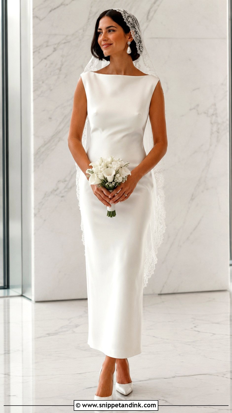 Short Hair Bride Cap Veil - Snippet and Ink - 25 Cap Veil Ideas