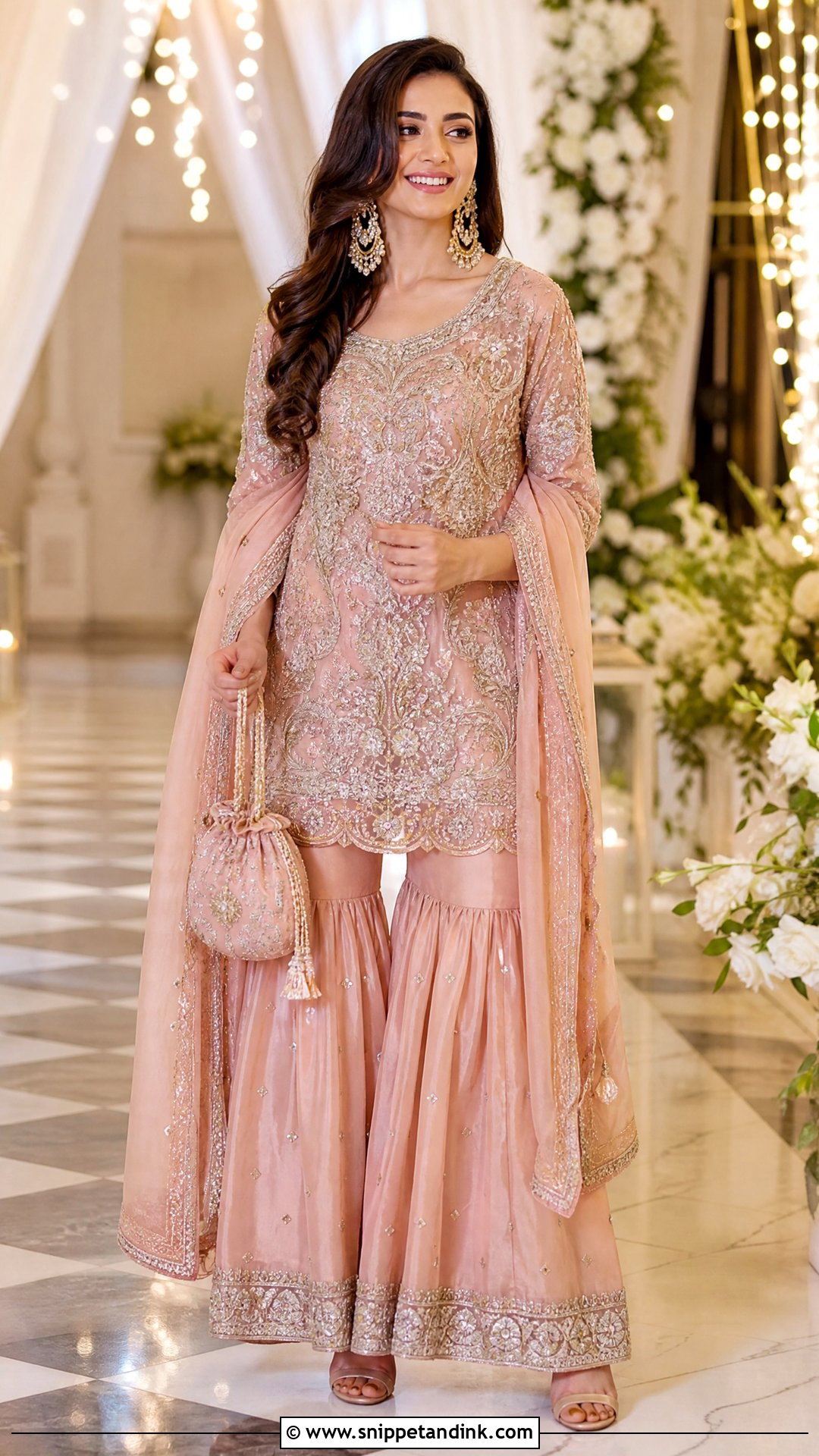 Short Kurti Sharara Suit - Snippet and Ink - 25 Latest Sharara Suit Designs Wedding