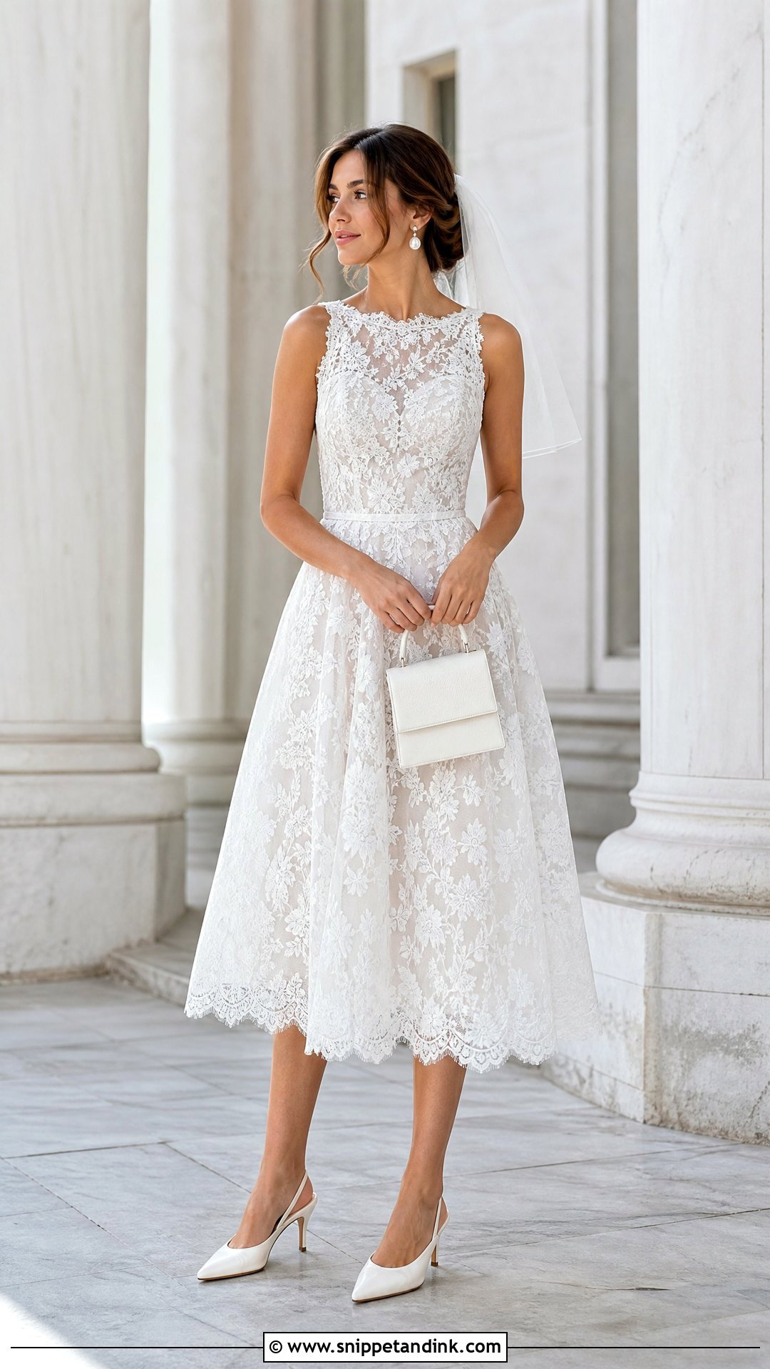 Short Lace Wedding Dress - Snippet and Ink - 20 Wedding Dresses with Lace