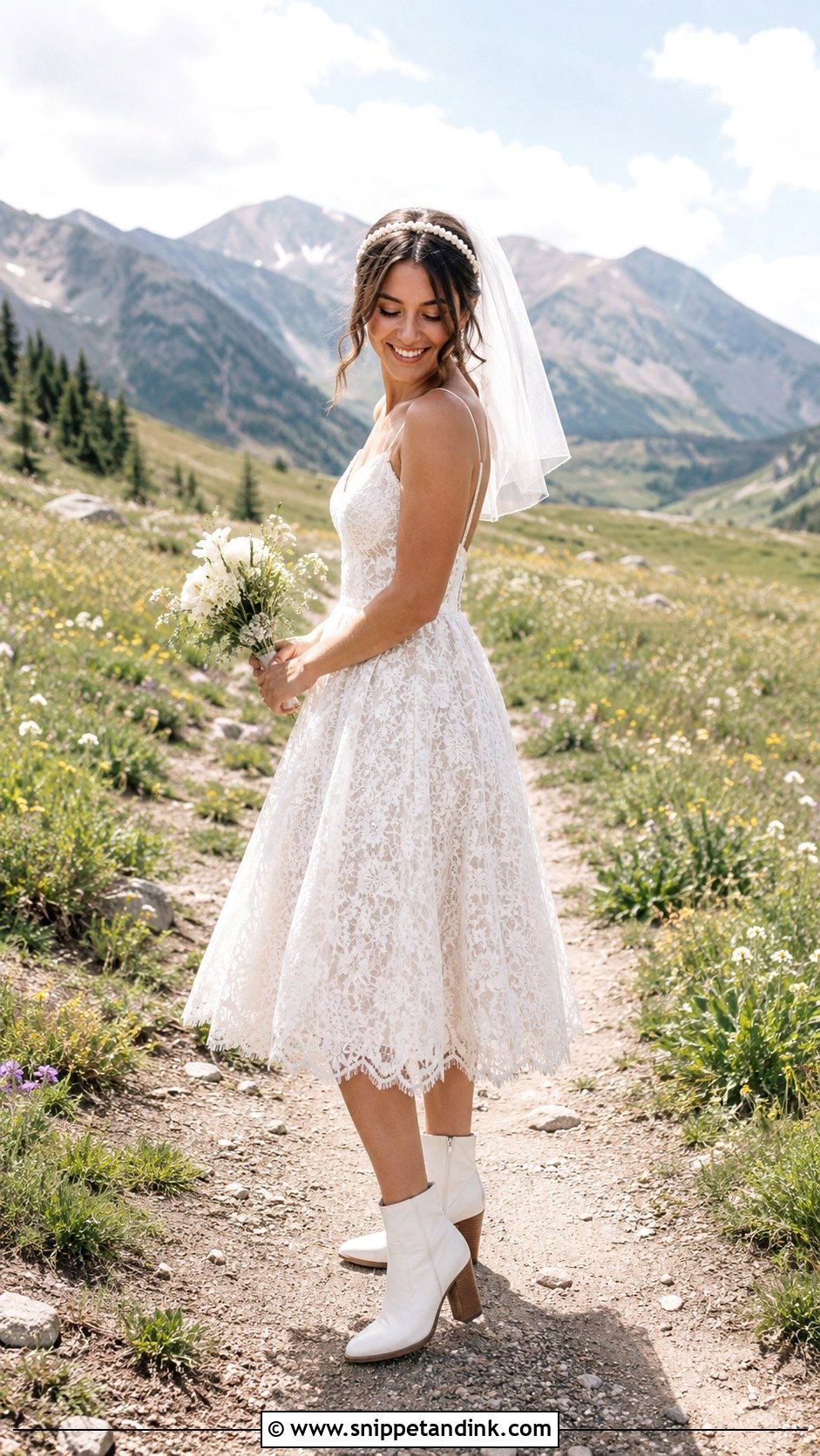 Short Mountain Wedding Dress - Snippet and Ink - 25 Mountain Wedding Dress Ideas