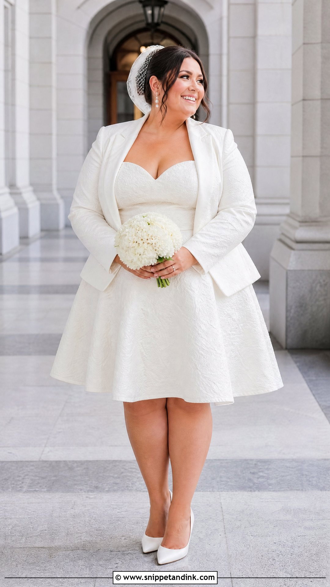 Short Plus Size Wedding Dress - Snippet and Ink - 20 Plus Sized Wedding Dress Ideas