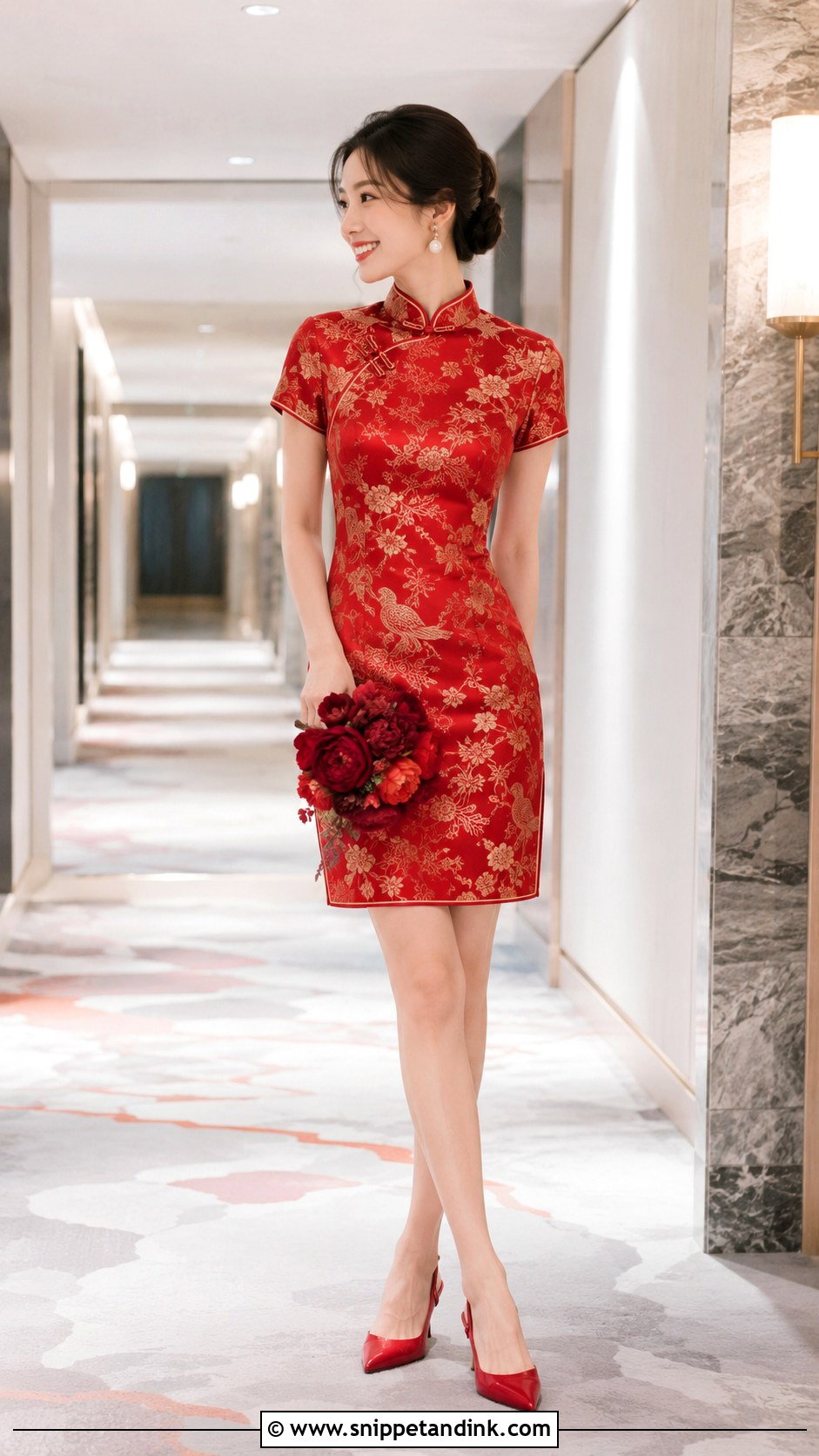 Short Qipao Wedding Dress - Snippet and Ink - 25 Modern Chinese Wedding Dress Ideas