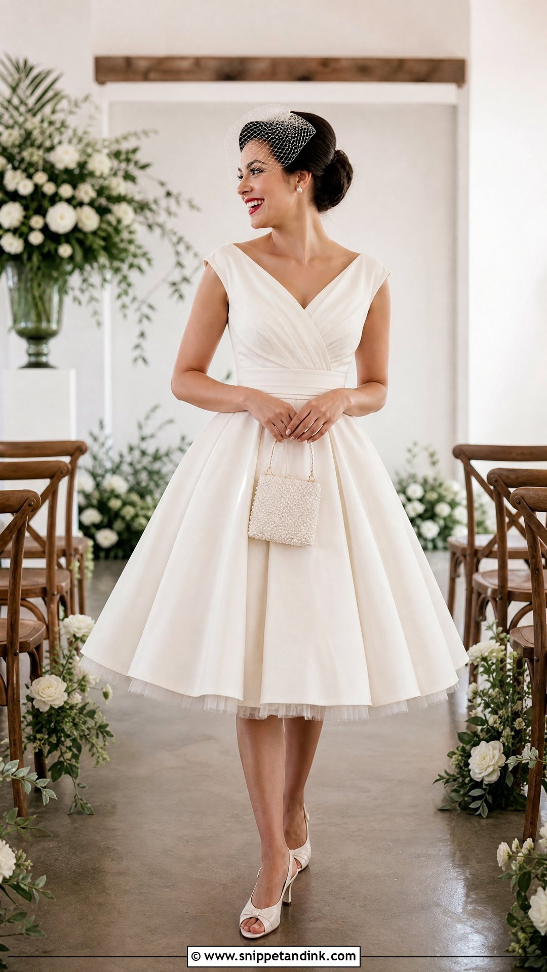 Short Rockabilly Wedding Dress - Snippet and Ink - 20 Rockabilly Wedding Dresses