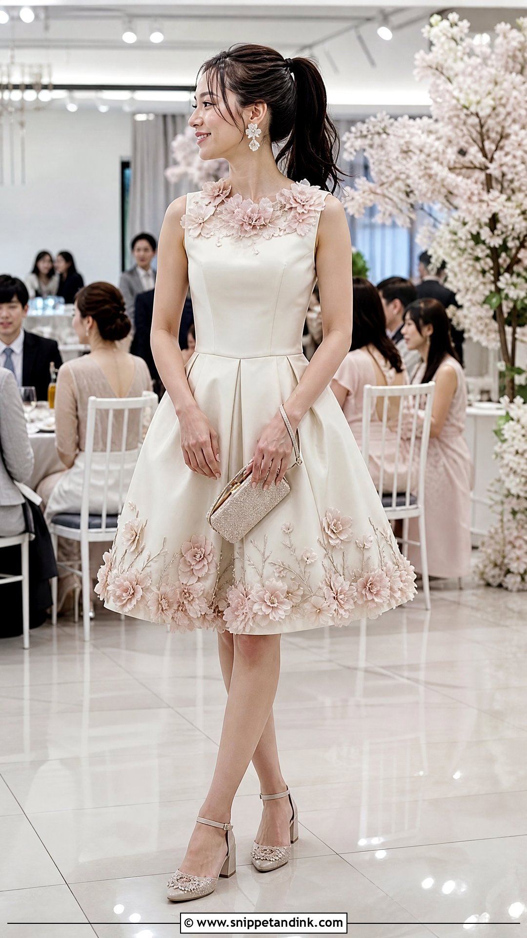 Short Sakura Wedding Reception Dress - Snippet and Ink - 20 Sakura Wedding Dress Ideas