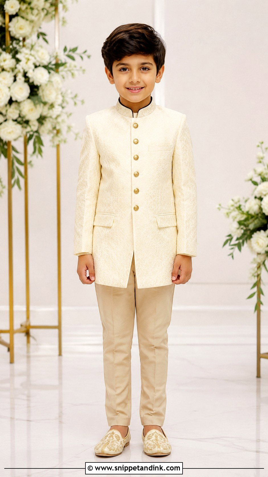 Short Sherwani With Pants For Boys - Snippet and Ink - 25 Mehndi Dress for Boys Ideas