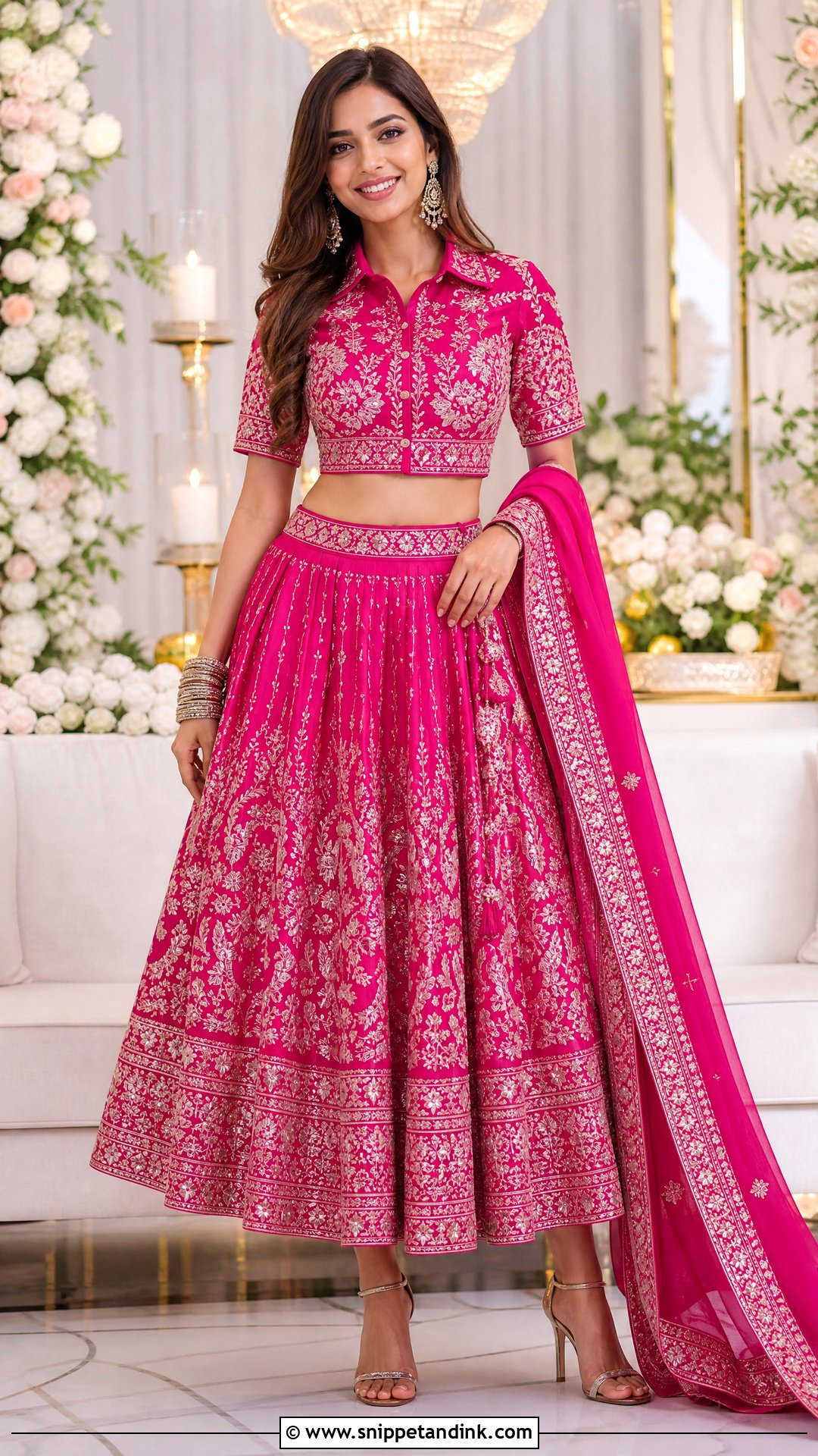 Short Shirt Lehenga Dress - Snippet and Ink - 25 New Shadi Dresses