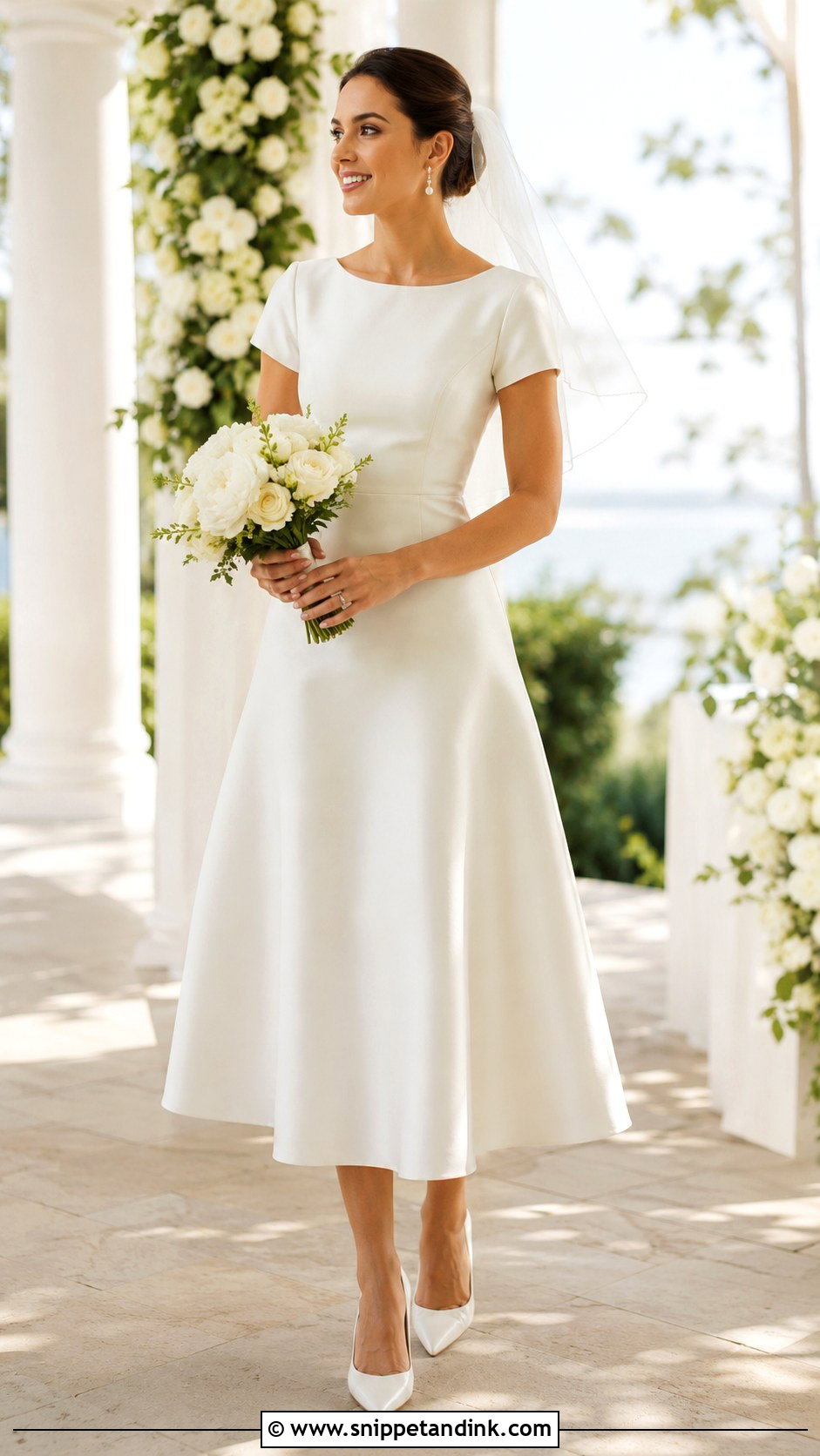 Short Sleeve Wedding Dress - Snippet and Ink - 30 Simple Wedding Dress with Sleeves