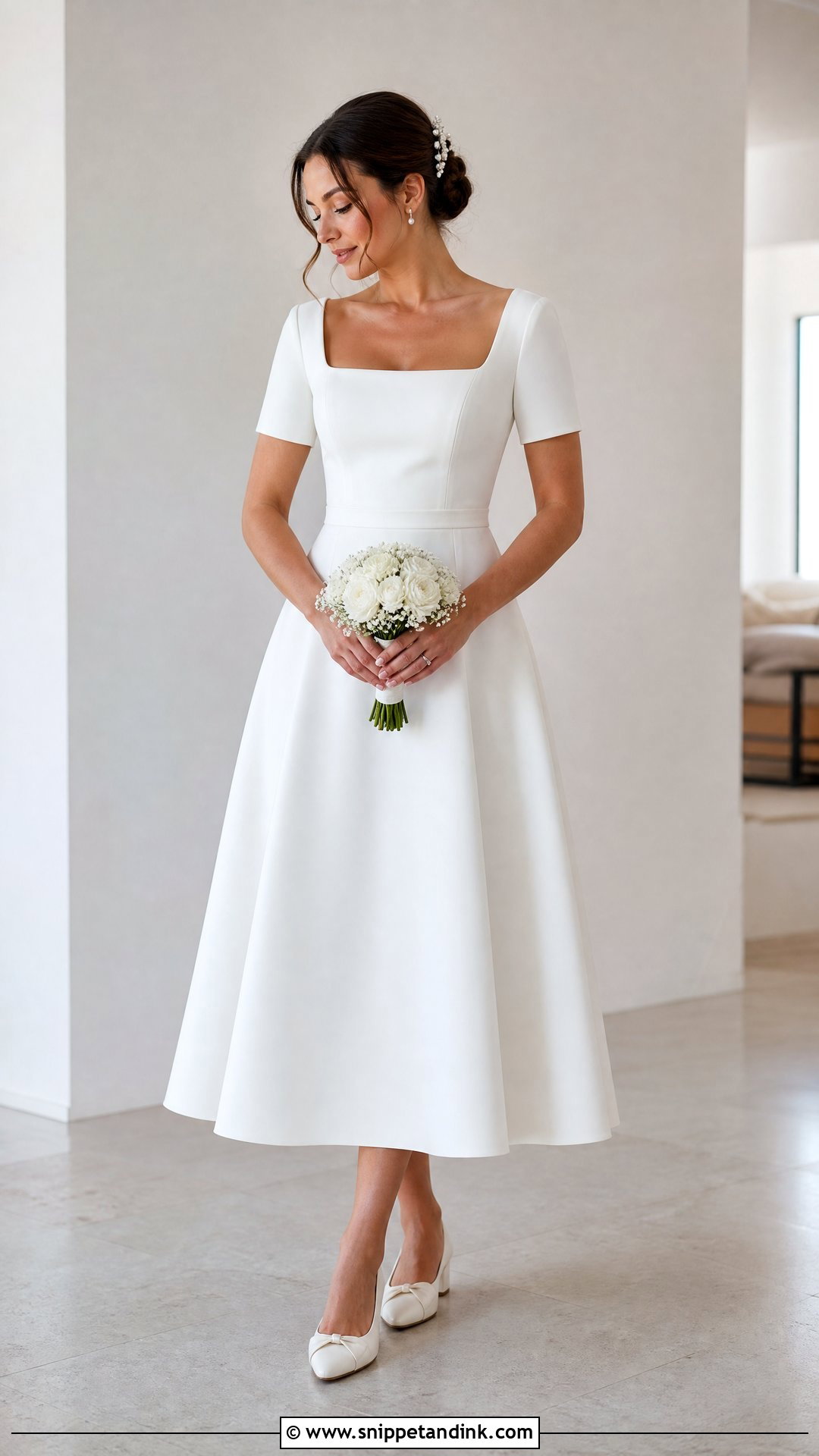 Short Sleeve Wedding Dress - Snippet and Ink - 20 Simple Wedding Dress Sleeves