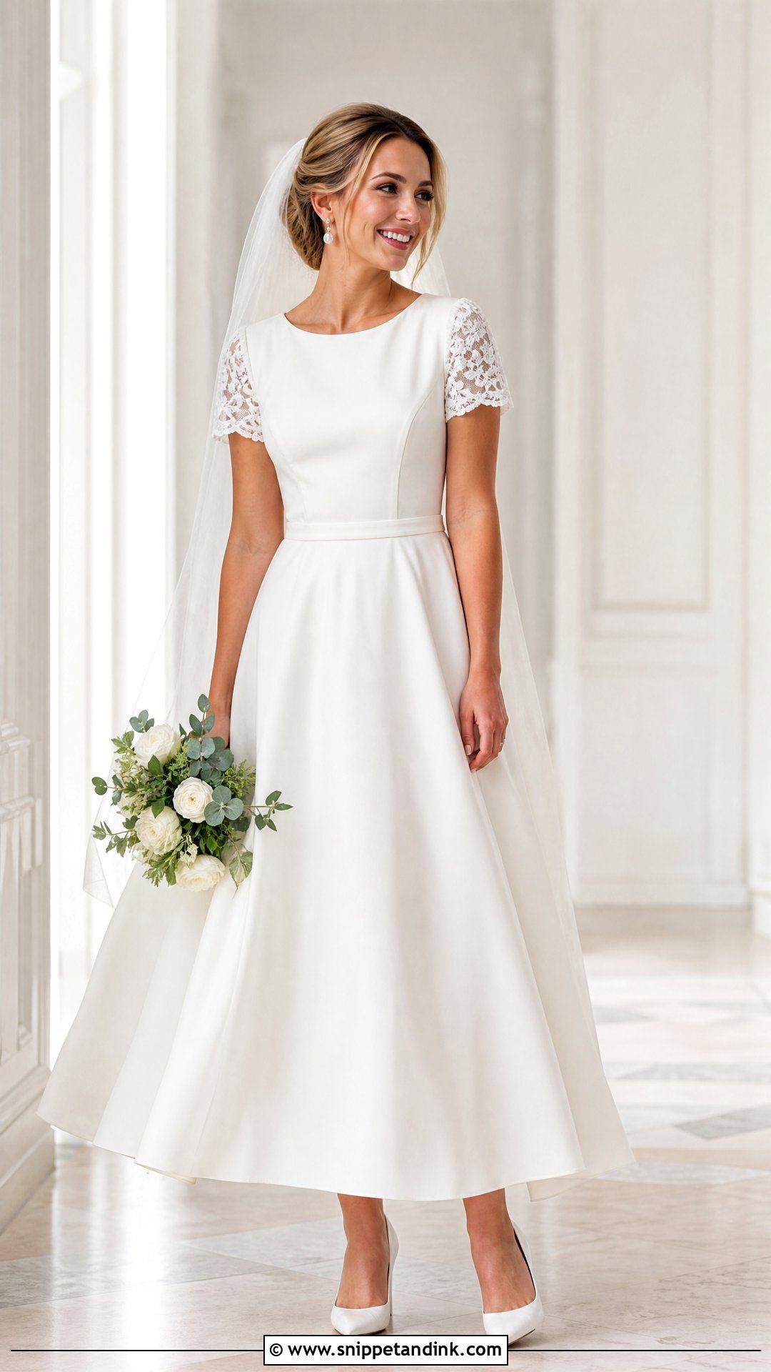 Short Sleeve Wedding Dress - Snippet and Ink - 25 Elegant Wedding Dress with Sleeves
