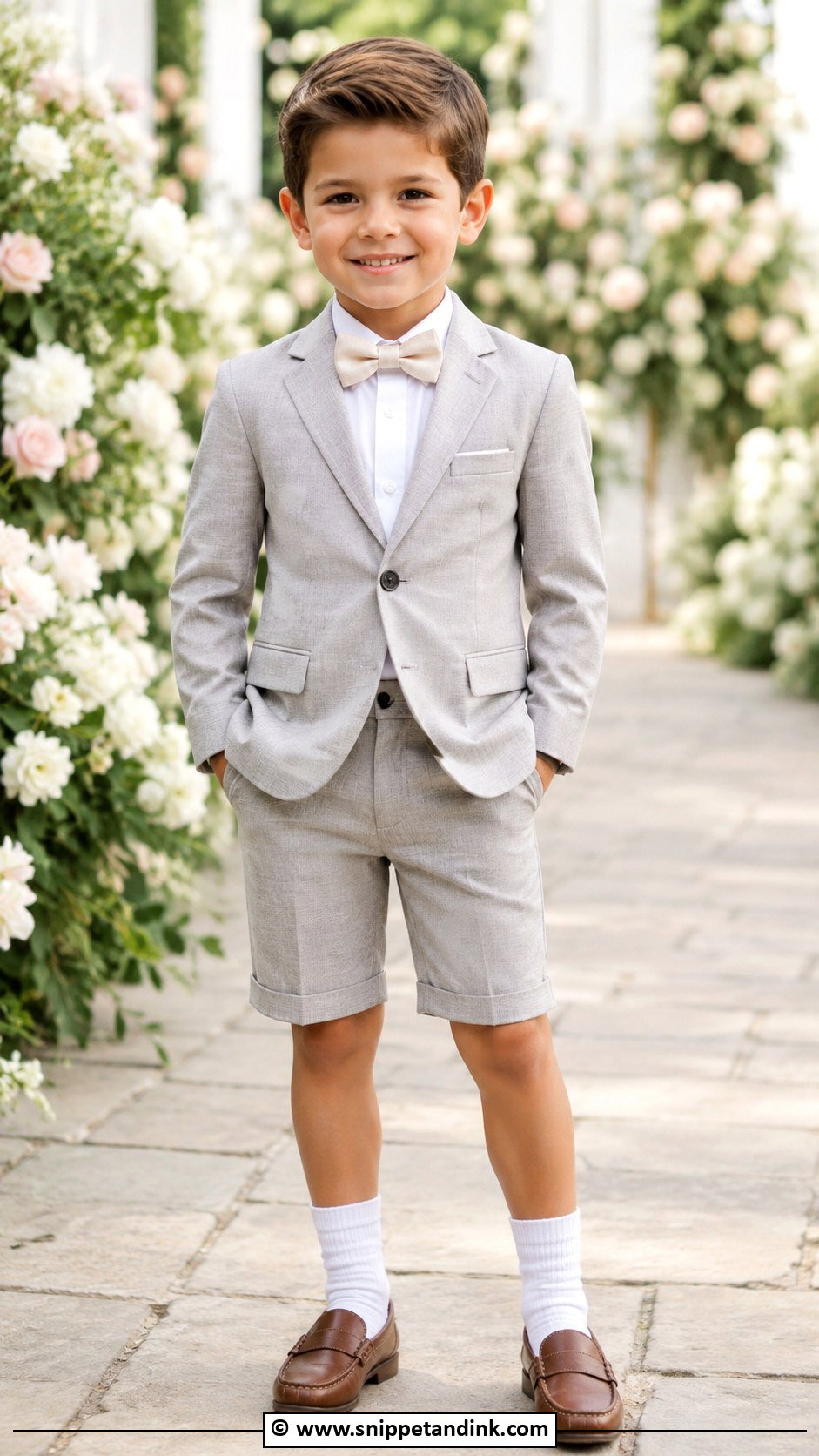 Short Suit Ring Bearer Outfit - Snippet and Ink - 35 Ring Bearer Outfit Ideas