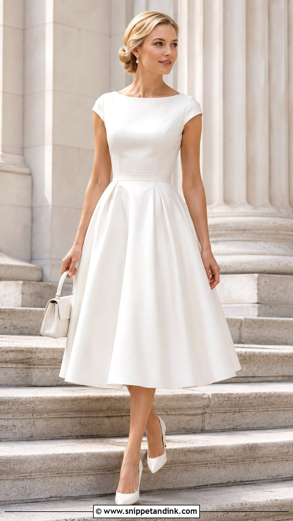 Short Tea Length Civil Wedding Dress - Snippet and Ink - 25 Short Civil Wedding Dress Ideas