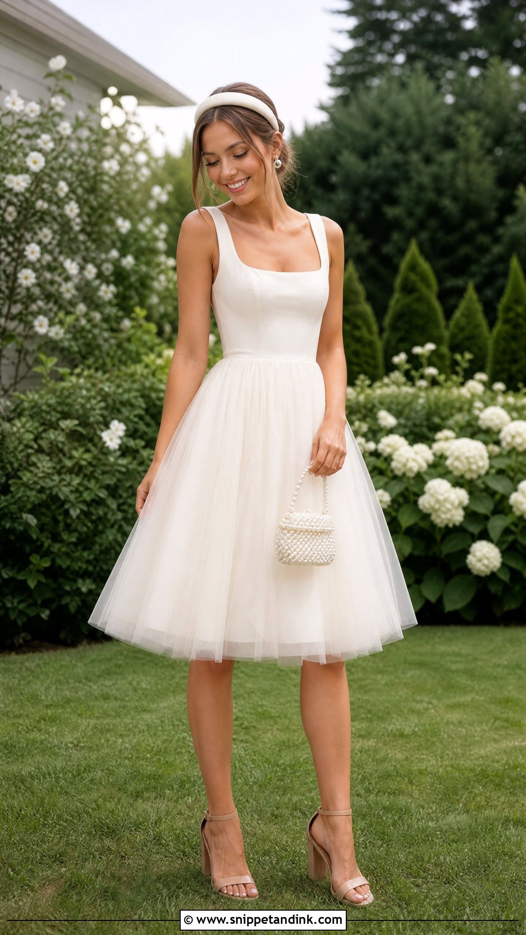 Short Tulle Casual Wedding Dress - Snippet and Ink - 20 Short Casual Wedding Dress Ideas