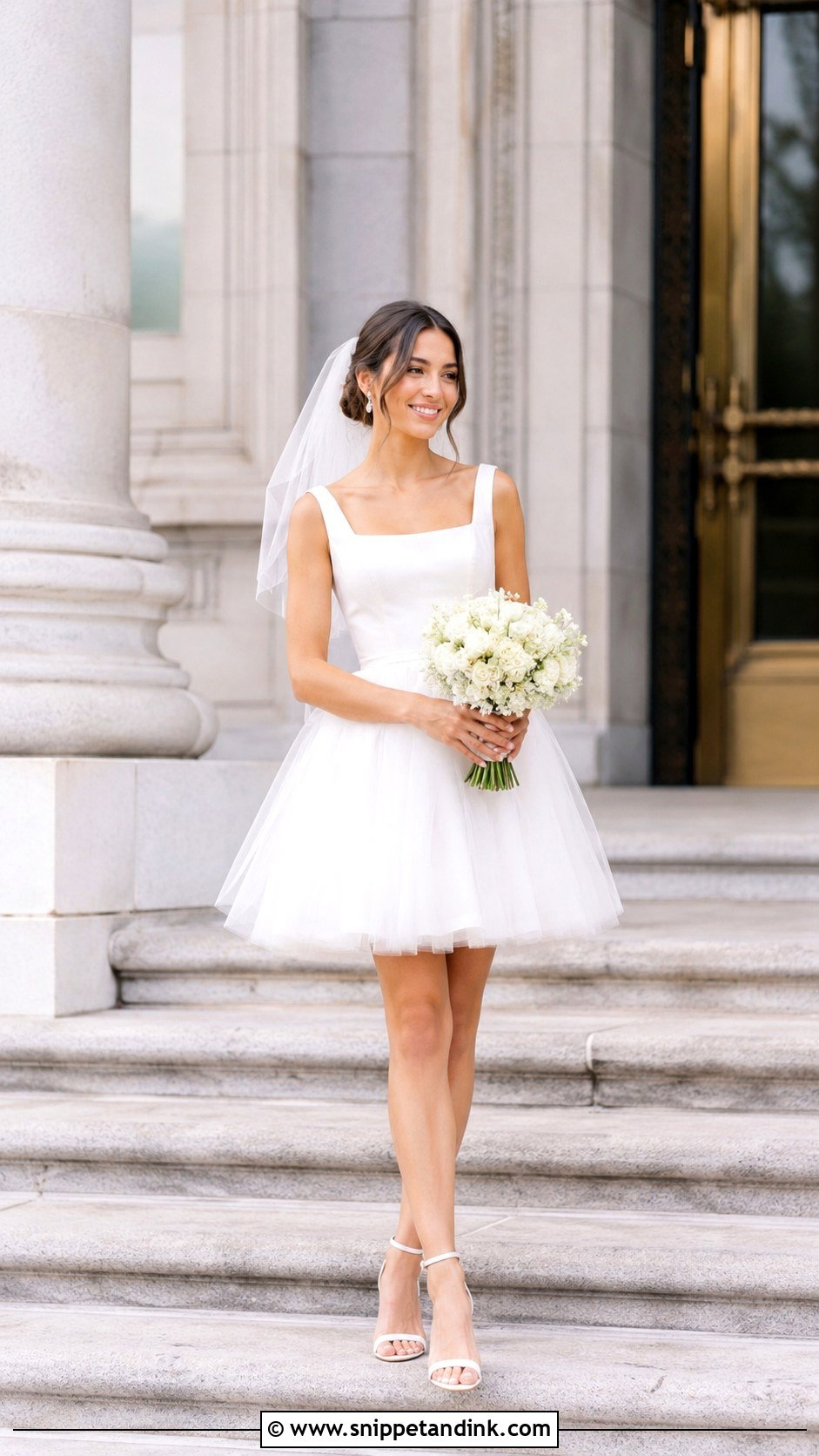 Short Tulle Civil Wedding Dress - Snippet and Ink - 25 Short Civil Wedding Dress Ideas