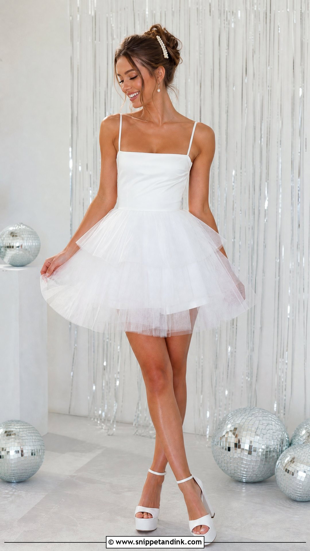 Short Tulle Wedding After Party Dress - Snippet and Ink - 25 After Party Wedding Dress Short Ideas