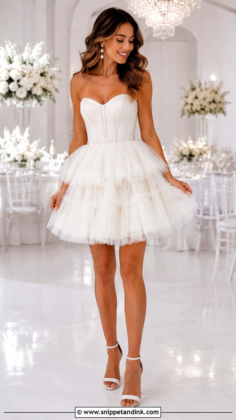 Short Tulle Wedding Dress - Snippet and Ink - 25 Short Second Look Wedding Dress Ideas