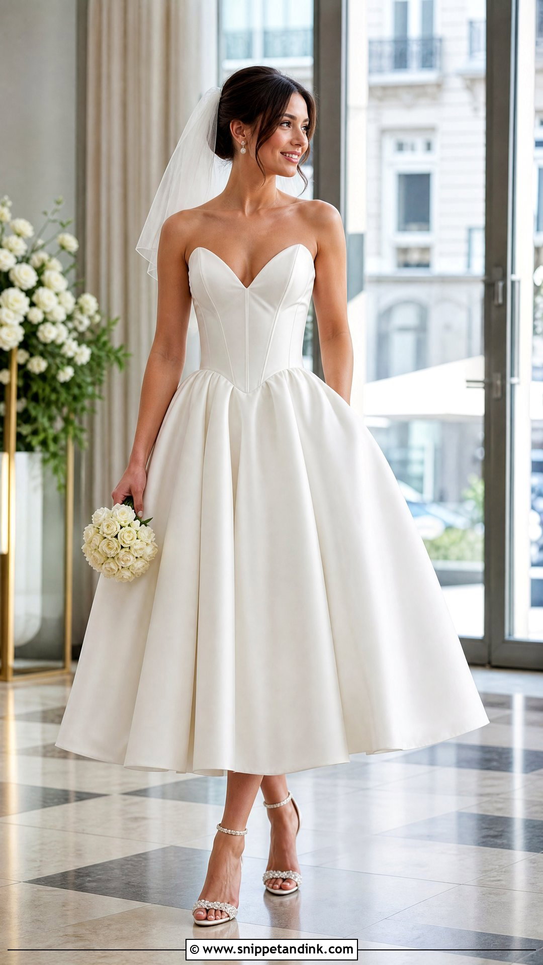 Short V Corset Wedding Dress - Snippet and Ink - 20 V Corset Wedding Dress Ideas