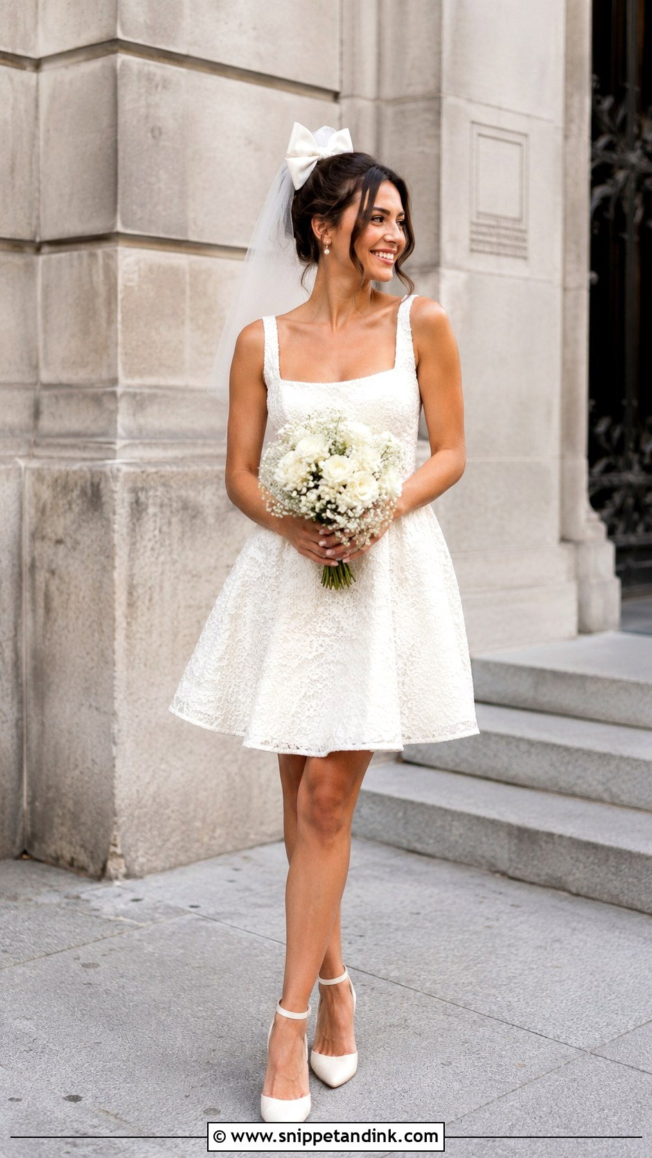 Short Vintage Wedding Dress - Snippet and Ink - 30 Vintage Inspired Wedding Dresses