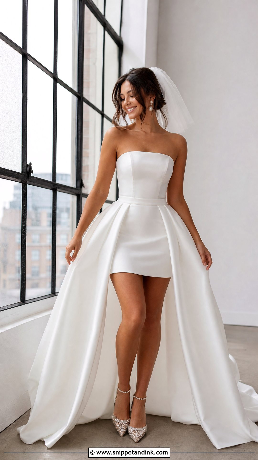 Short Wedding Dress With Detachable Long Skirt - Snippet and Ink - 25 Wedding Dress with Detachable Skirt Ideas