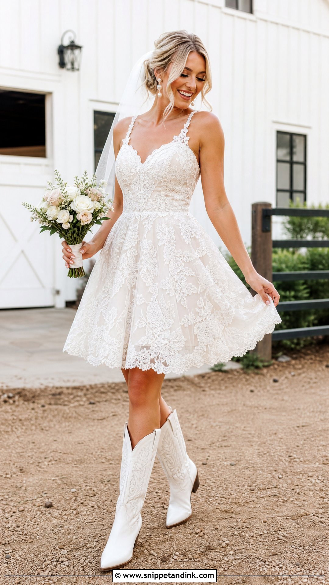 Short Western Wedding Dress - Snippet and Ink - 20 Western Style Wedding Dresses