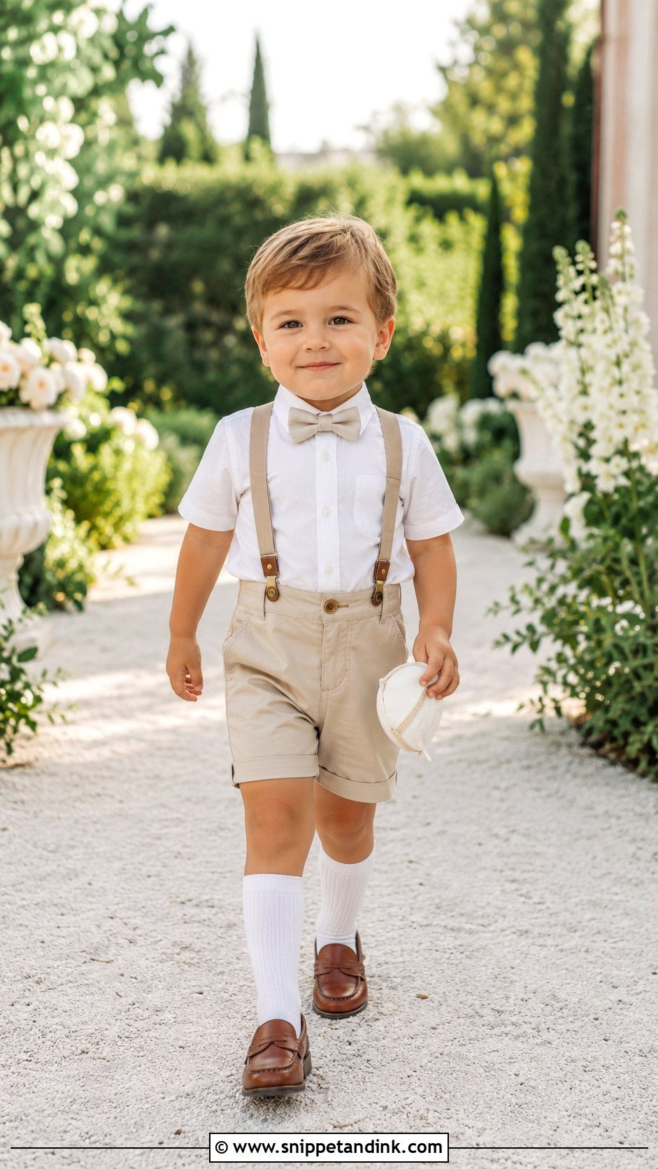 Shorts Ring Boy Outfit - Snippet and Ink - 25 Ring Boy Outfits