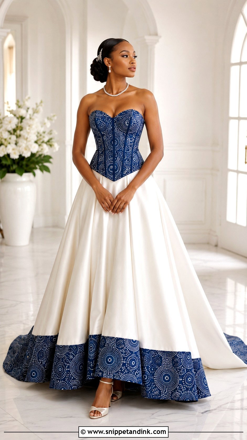 Shweshwe Corset Wedding Dress - Snippet and Ink - 30 Shweshwe Wedding Dresses