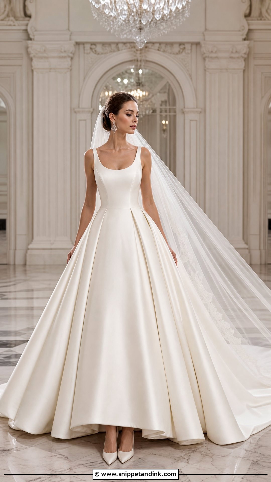 Silk Ball Gown Bridal Dress - Snippet and Ink - 20 Silk Bride Dress Ideas