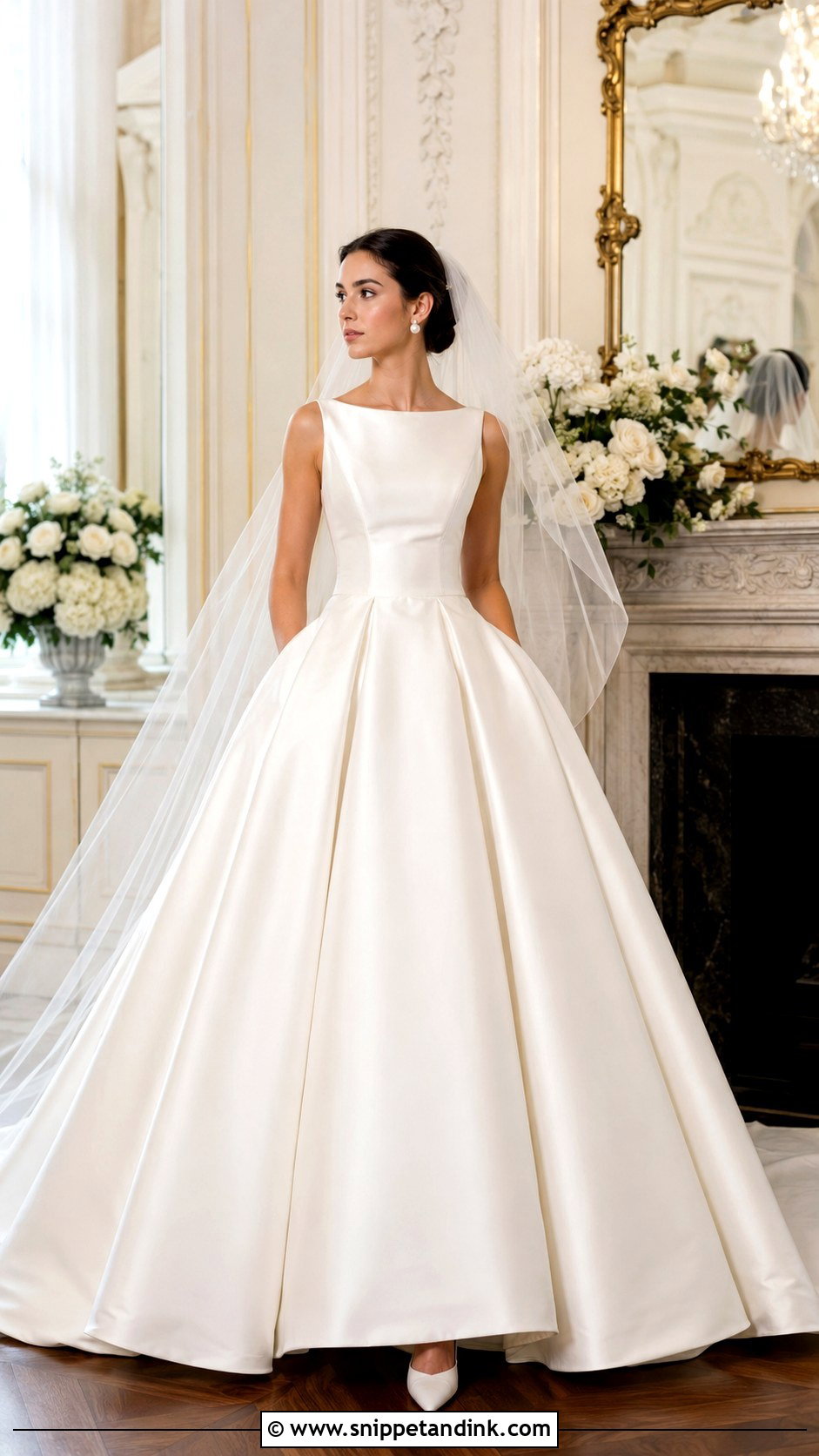 Silk Ball Gown Wedding Dress - Snippet and Ink - 25 Silk Wedding Dresses