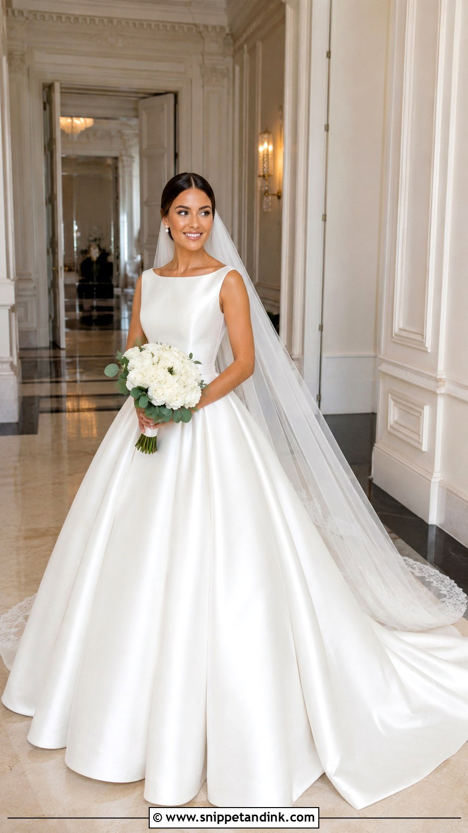 Silk Ball Gown Wedding Dress - Snippet and Ink - 25 Silk Wedding Gown Ideas