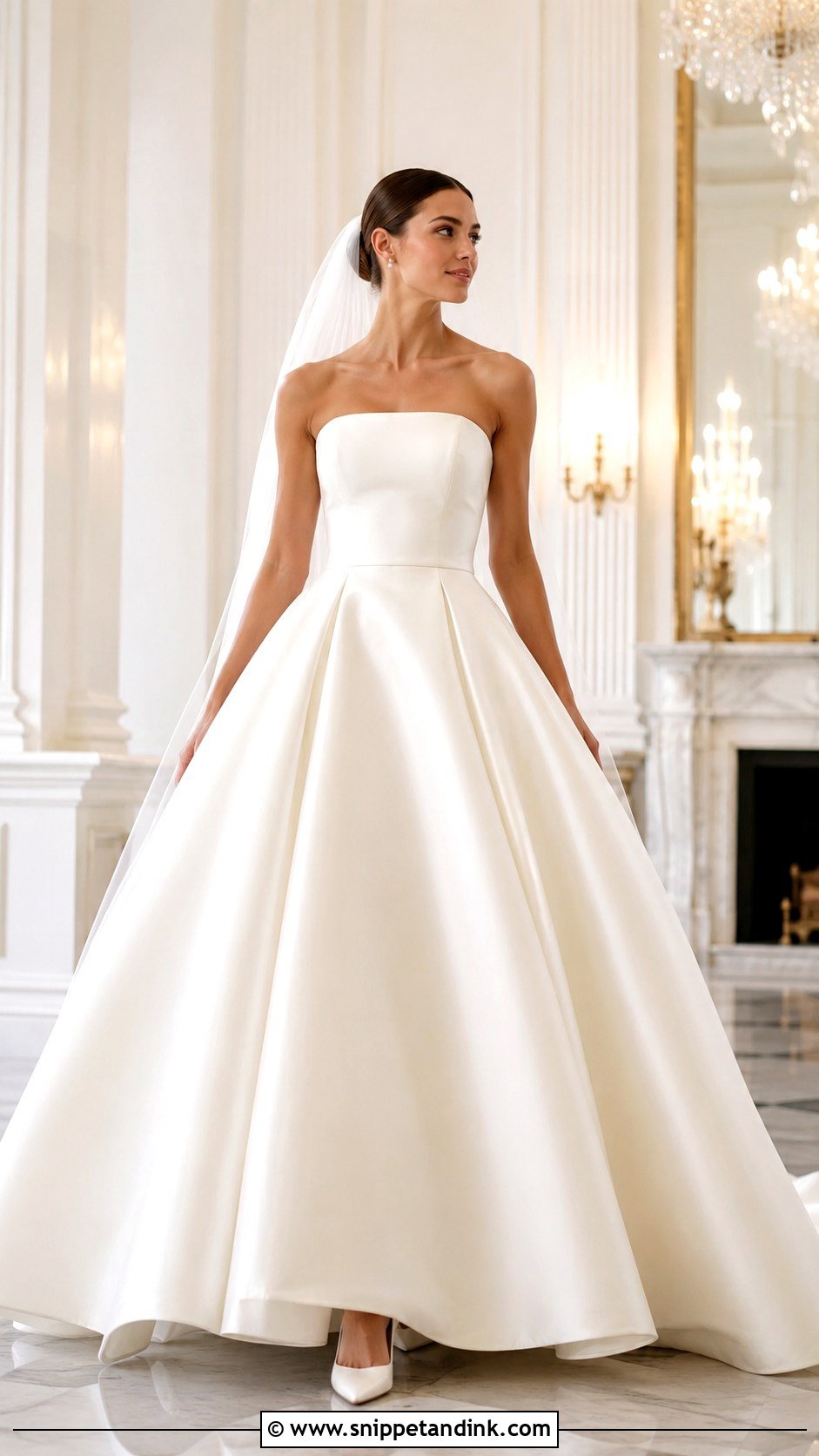 Silk Ball Gown Wedding Dress - Snippet and Ink - 25 Simple Silk Wedding Dress Ideas