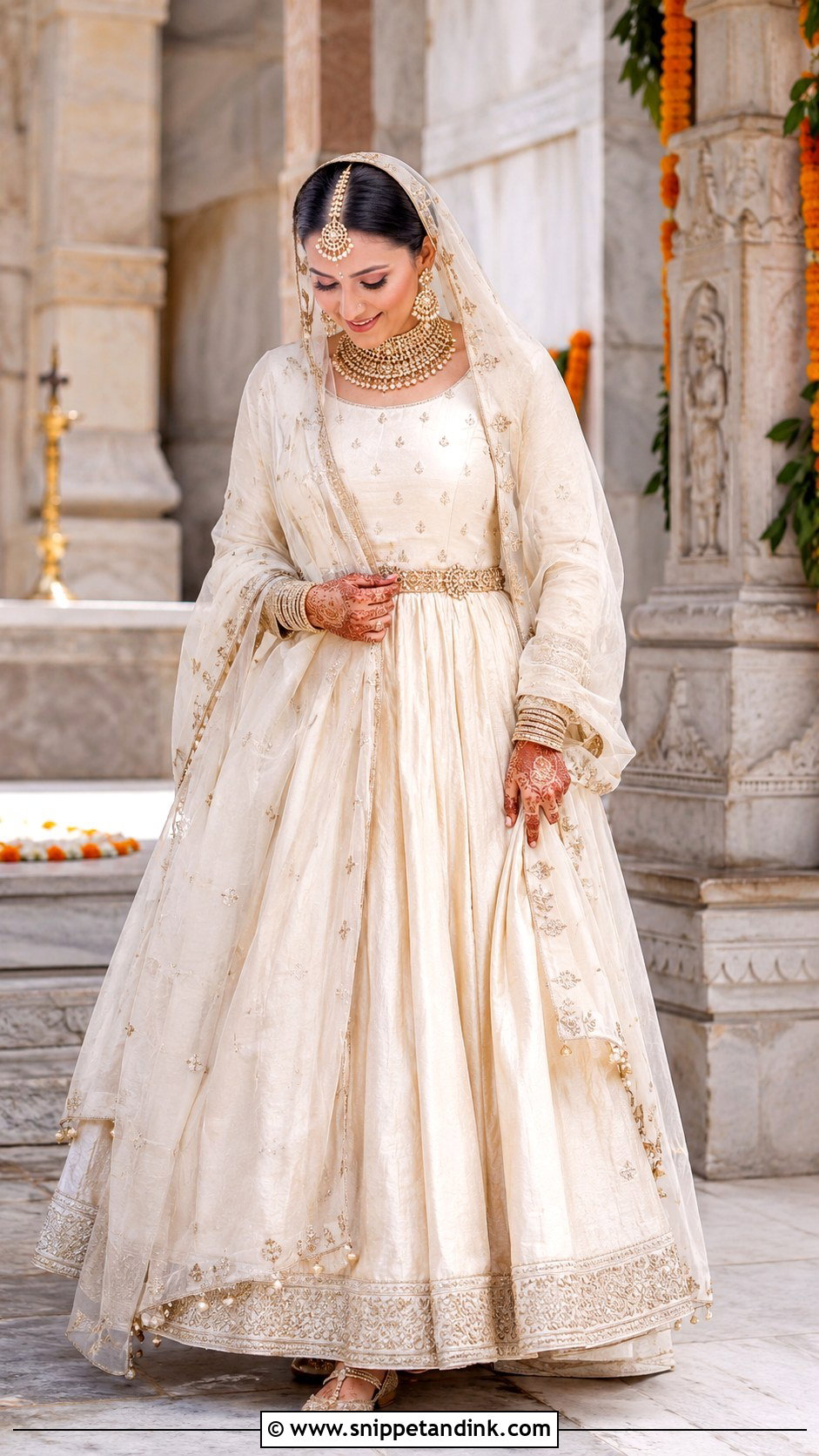 Silk Bridal Anarkali - Snippet and Ink - 25 Bridal Anarkali Ideas