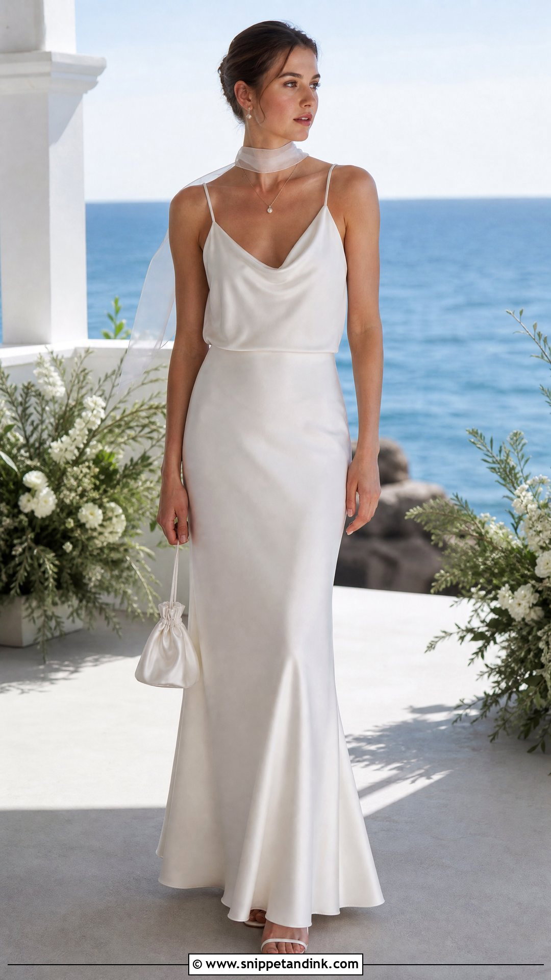 Silk Camisole And Bias Cut Skirt Bridal Separates - Snippet and Ink - 25 Bridal Separates Ideas