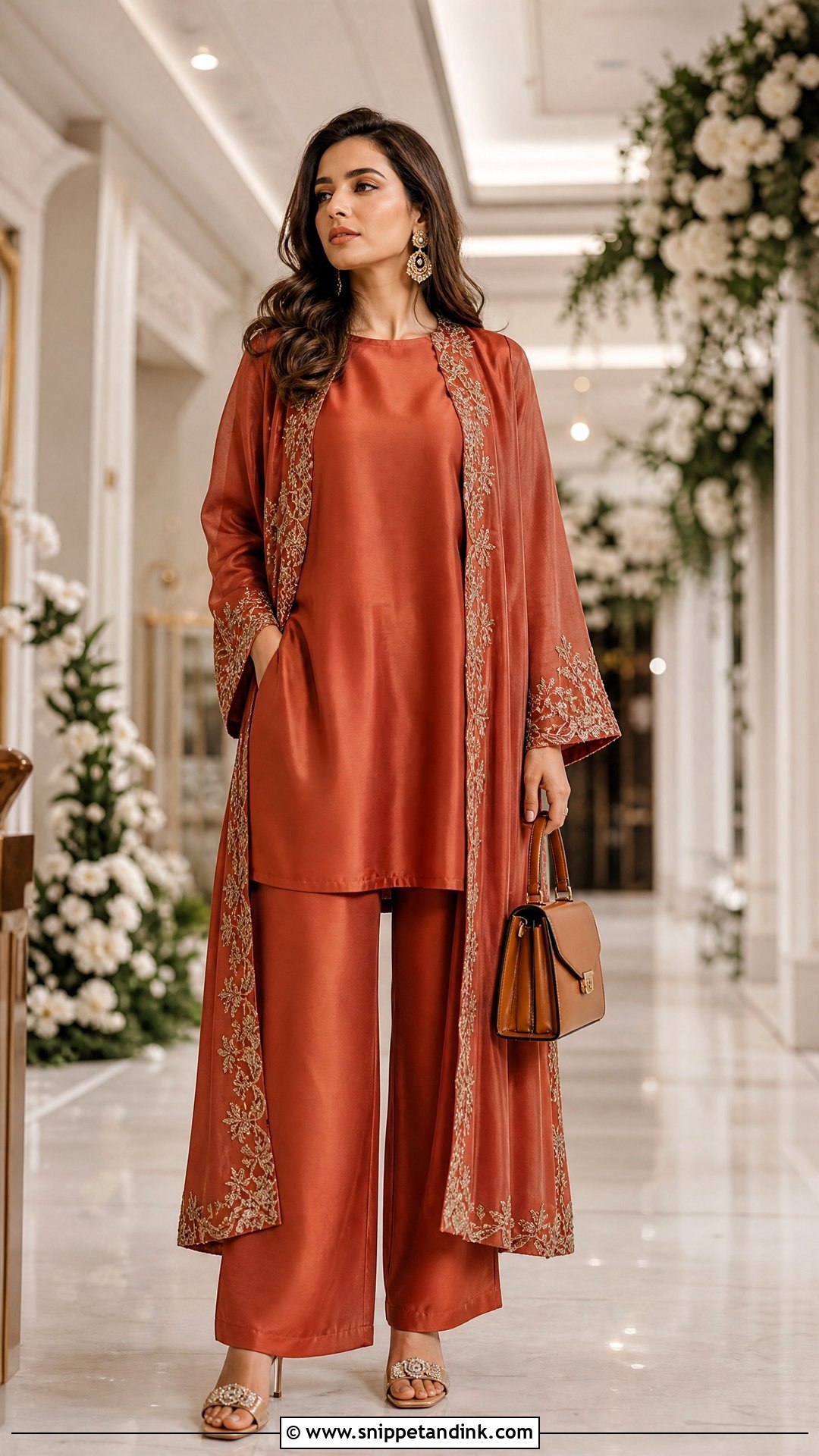 Silk Co Ord Set Marriage Function Outfit - Snippet and Ink - 20 Marriage Function Outfit for Women Ideas