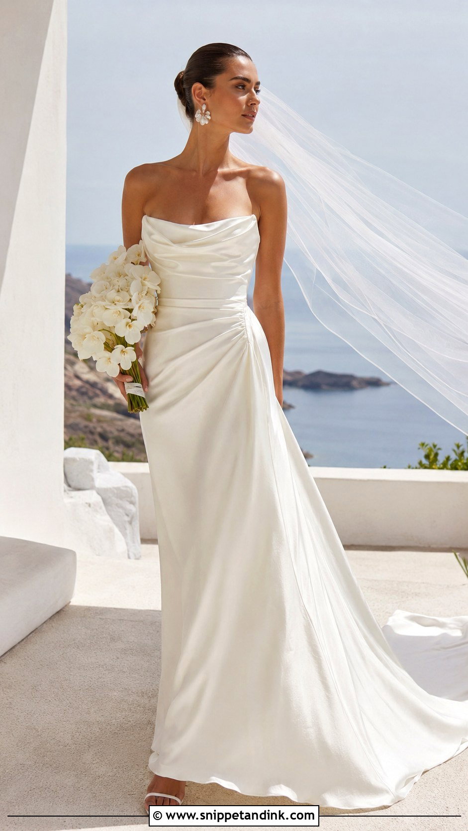 Silk Corset Wedding Dress - Snippet and Ink - 25 Silk Wedding Dresses
