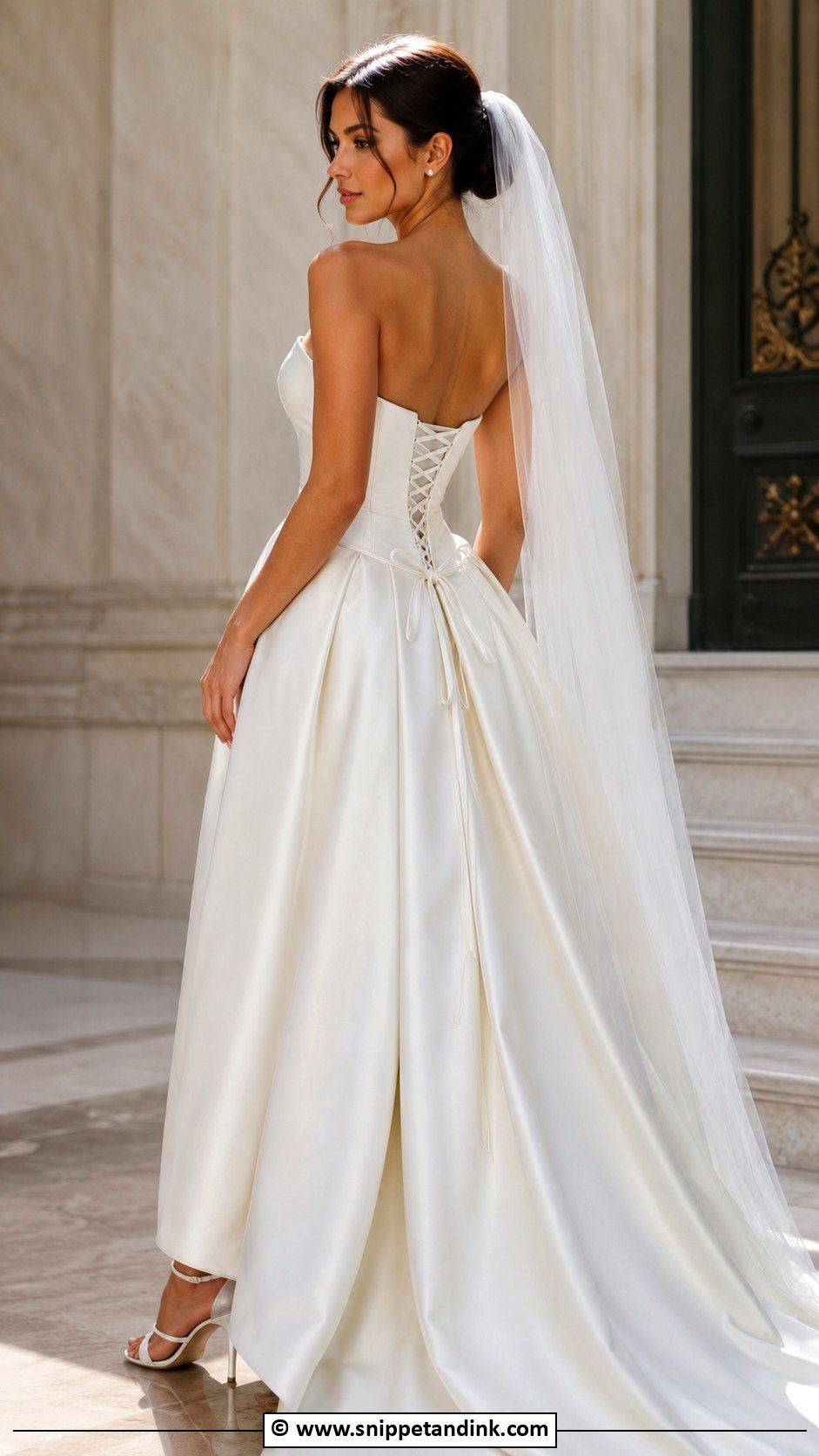 Silk Corset Wedding Dress - Snippet and Ink - 35 Silk Wedding Dress Ideas