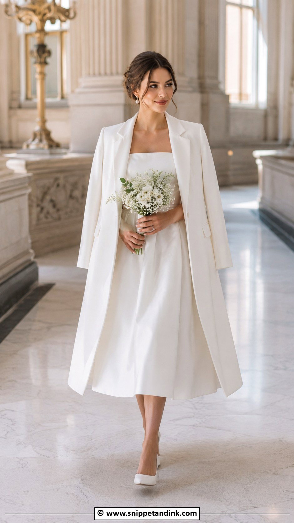 Silk Courthouse Wedding Dress - Snippet and Ink - 35 Silk Wedding Dress Ideas